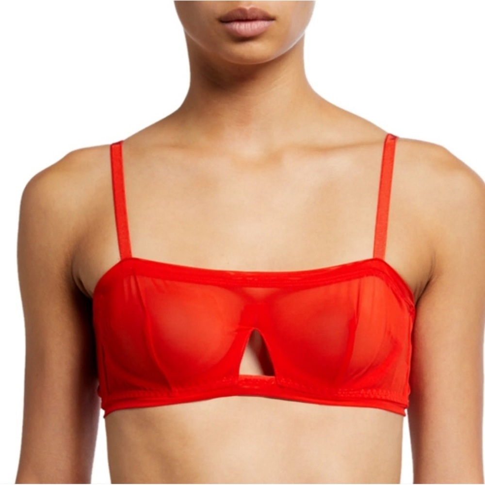 We are HAH Free People Wired Bra in Blood Orange, Size 30-38C, NWT